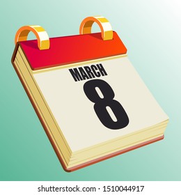 March 8 on Red Calendar