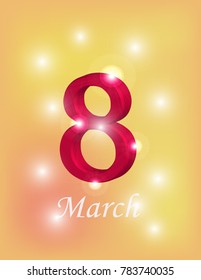 March 8 postcard