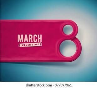 March 8, women's day, eps 10