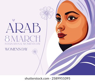 March 8th Special – A Unique Design Celebrating Saudi, Emirati, and Arab Women's Strength and Beauty - 8 march - march 8