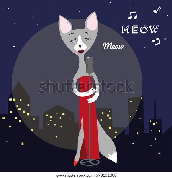 March Cat Vector Illustration Stock Vector (Royalty Free) 590151800 ...