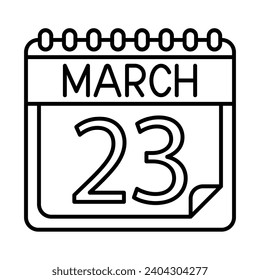 March Icon Design For Personal And Commercial Use