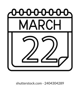 March Icon Design For Personal And Commercial Use