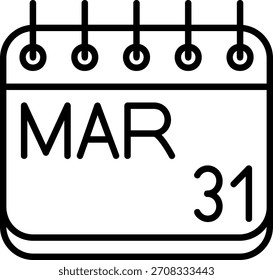 Icono de marzo para su proyecto
