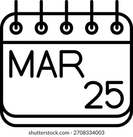 March Icon For Your Project