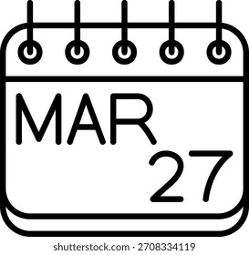 Icono de marzo para su proyecto