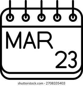 Icono de marzo para su proyecto