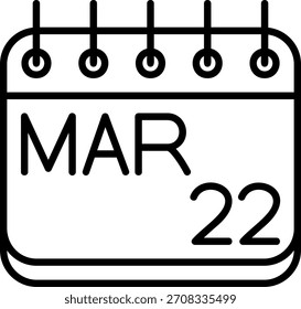 Icono de marzo para su proyecto