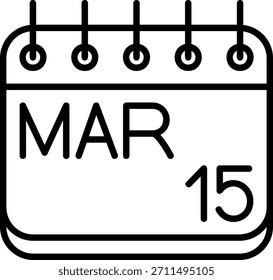 Icono de marzo para su proyecto