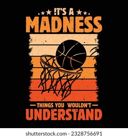 March Madness Basketball T-shirt Design