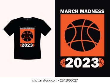 Diseño de plantillas de camisetas de la locura de marzo 