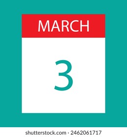 Marzo fecha de mes, mes fecha única.