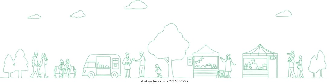 Marche event and people background material