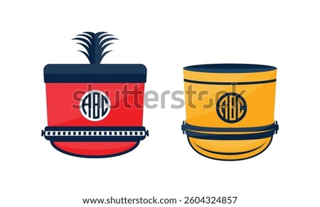Marching Band Hat Logo Template Design