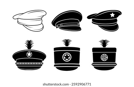 Marching Band Hat Vector Design And Black Colour