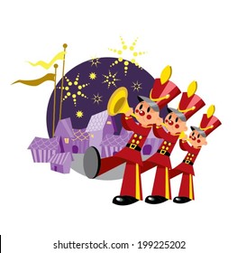 Marching Band themed after the nutcracker