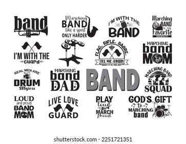 Marching Band vector For Print, Marching Band Clipart, Marching Band vector Illustration