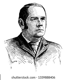 Marcus Alonzo Hanna 1837 to 1904 he was an American businessman and republican politician United States senator from Ohio and chairman of the republican national committee vintage 