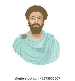 Marcus Aurelius Antoninus Augustus (121 – 180) Roman Emperor from 161 to 180. He is the last of the Five Good Emperors who served from 96 to 180 and is also considered one of the most important Stoic 