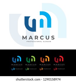 Marcus m Letter Logo