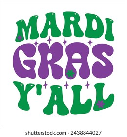 Mardi Gars Retro Design Bundle.