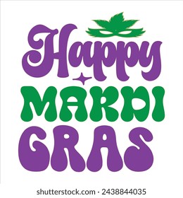 Mardi Gars Retro Design Bundle.