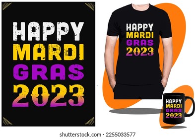 Mardi Gras 2023 T shirt and Mardi Gras party, Mardi Flag Design, mardi gras New t shirt design and Template 