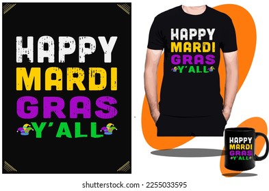 Mardi Gras 2023 T shirt and Mardi Gras party, Mardi Flag Design, mardi gras New t shirt design and Template 