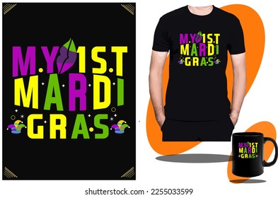 Mardi Gras 2023 T shirt and Mardi Gras party, Mardi Flag Design, mardi gras New t shirt design and Template 