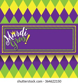 Mardi Gras background. EPS 10 vector stock illustration 
