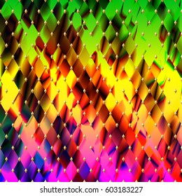 Mardi Gras background for greeting cards, textiles, wallpaper. Fat Tuesday. Vector illustration. Colorful geometric textures. 