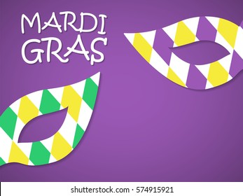 Mardi gras background. Vector