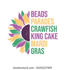 Mardi Gras Beads Parades Crawfish King Cake