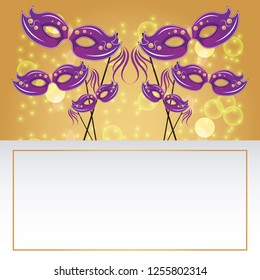 Mardi gras card