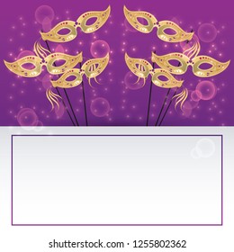 Mardi gras card