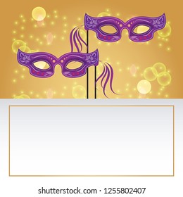 Mardi gras card