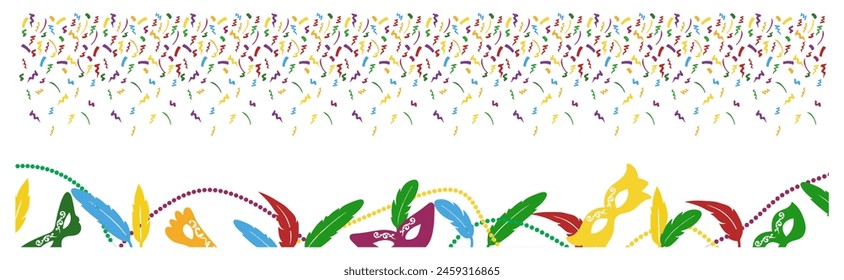 mardi gras carnival background banner Happy Carnival, Brazil, South America Carnival. Festival and Circus event design music festival, masquerade flyer template	