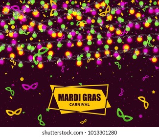 mardi gras light colors