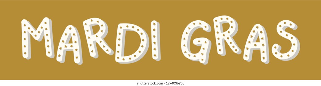 Mardi Gras Carnival - colorful banner. Vector