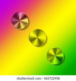 Mardi Gras carnival. Festival New Orleans "Fat Tuesday". Congratulation to "Shrove Tuesday". Lettering on tricolor backdrop. Colourful background for banner or site.