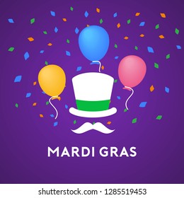 Mardi Gras Carnival Illustration