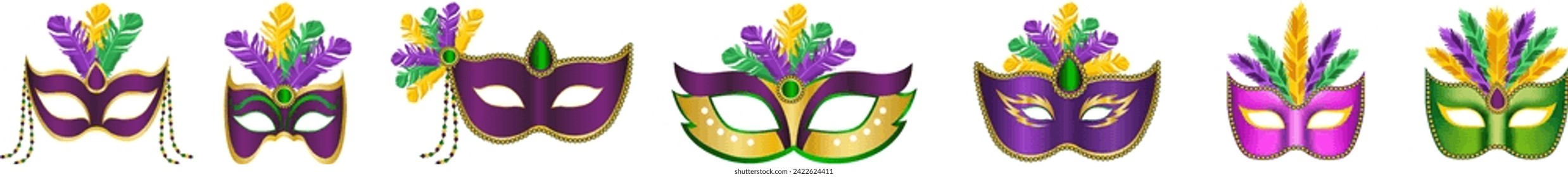 Mardi Gras-Maske