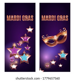 Mardi Gras Carnival Party Background. Vector Illustration EPS10