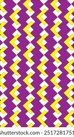 Mardi Gras Carnival Seamless Geometric Pattern. Fundo abstrato de vetor festivo rosa escuro e amarelo.