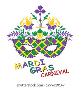 Mardi Gras Carnival Vector illustration
