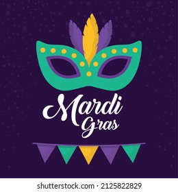 mardi gras cartel with items