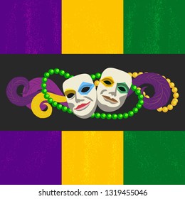 Mardi Gras Celebration Freehand Cartoon Fancy Stock Vector (Royalty ...