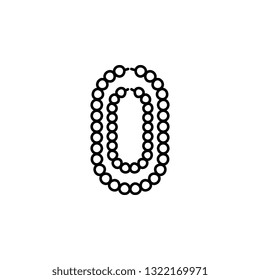 Mardi gras, chains icon. Simple thin line, outline vector of Mardi Gras icons for UI and UX, website or mobile application