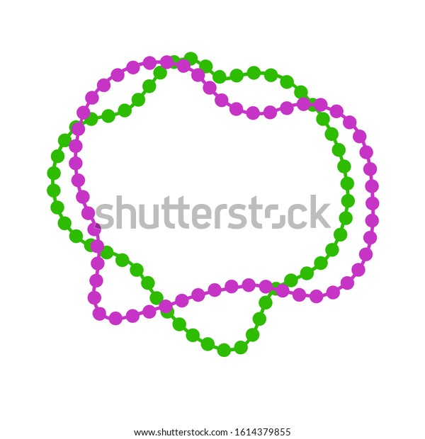 Mardi Gras Crew Svg Letters Monogram Stock Vector Royalty Free 1614379855