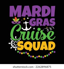 Mardi Gras Cruise Squad Shirt, Cruise Squad Shirt, Mardi Gras Outfits, Cruise Matching Shirts